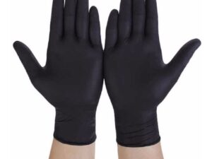 guantes de nitrilo negros