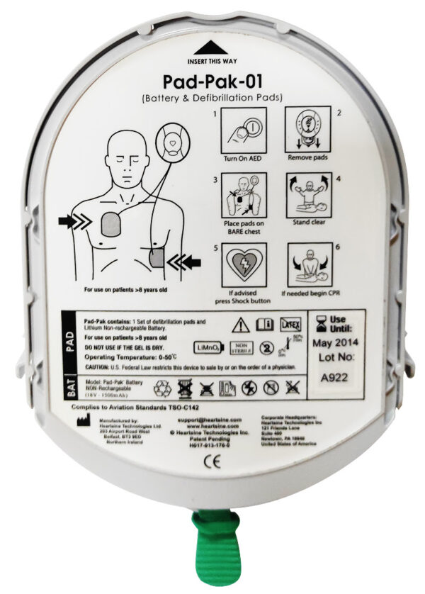 Bateria Desfibrilador externo automático Samaritan 350P/360P/500P Adultos