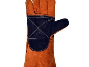 GUANTE DESCARNE SOLDADOR FORRADO CON COSTURAS  PREMIUM