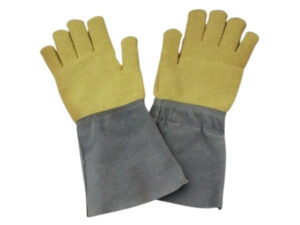 guante terrycloth kevlar con puño de cuero