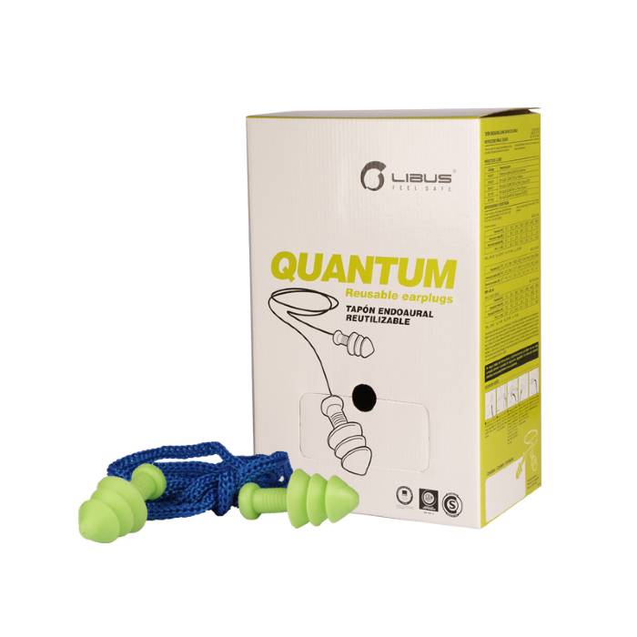 caja de tapones auditivos quantum libus
