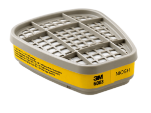 Filtro 3M 6003 Carbón Activado para Vapores Orgánicos y Ácidos