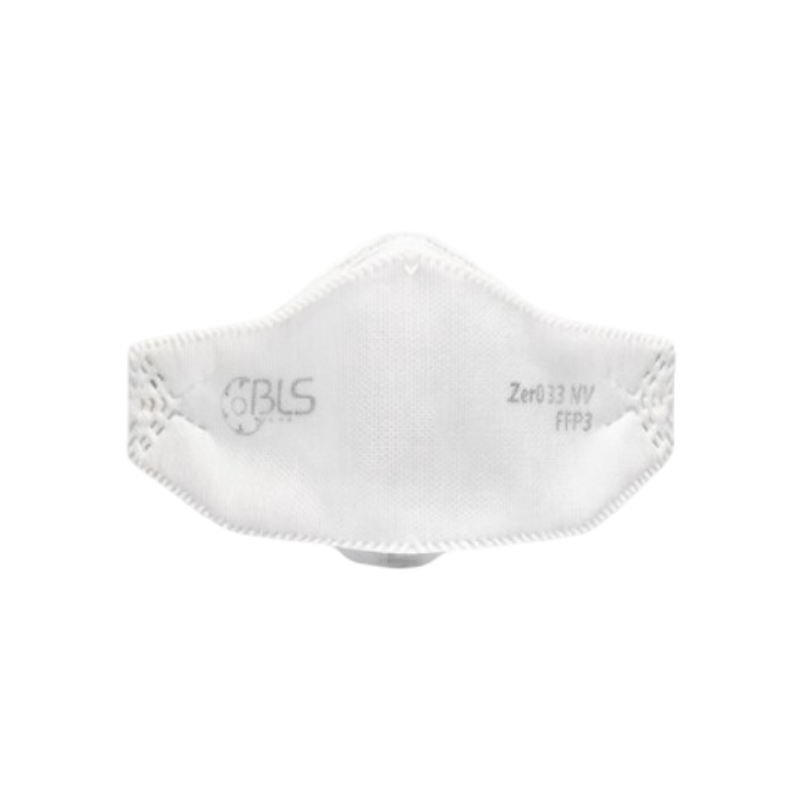 Respirador BLS Zer0 Flat 33NV Filtrante Triple Panel P3 - Imagen 2
