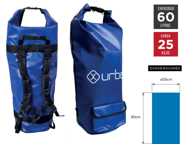 Bolso Premium 60L X-Urban Impermeable de Poliuretano