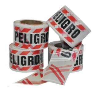 Cinta de Peligro Doble Faz Rojo/Negro MG 200m x 8cm