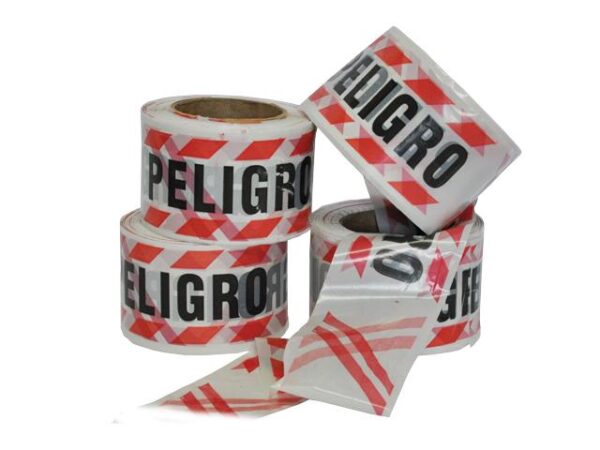 Cinta de Peligro Doble Faz Rojo/Negro MG 200m x 8cm