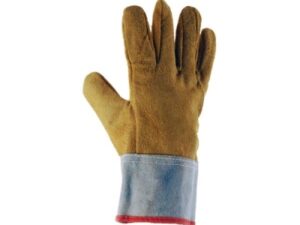 Guante Descarne Americano Amarillo Puño Corto