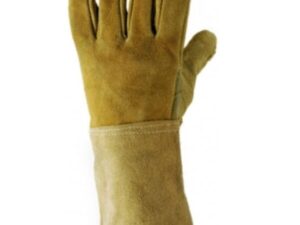 Guante Descarne Americano Amarillo con Puño Largo