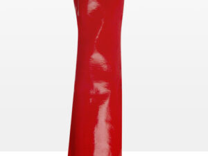 Guante PVC Liviano 60cm Rojo – Protección Extendida