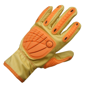 Guante de Cuero Vaqueta Anti-impacto Industrial MG