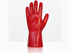 Guante PVC Liviano 35cm Rojo TOYSA – Flexibilidad y Protección