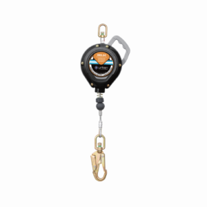 EQUIPO RETRACTIL XR3.5C EN CABLE DE ACERO 3.5M CON MOSQUETON GIRATORIO