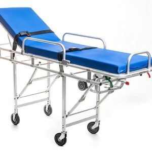 camilla automática con patas de aluminio retractiles para ambulancia