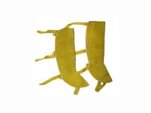 polaina soldador con 3 hebillas