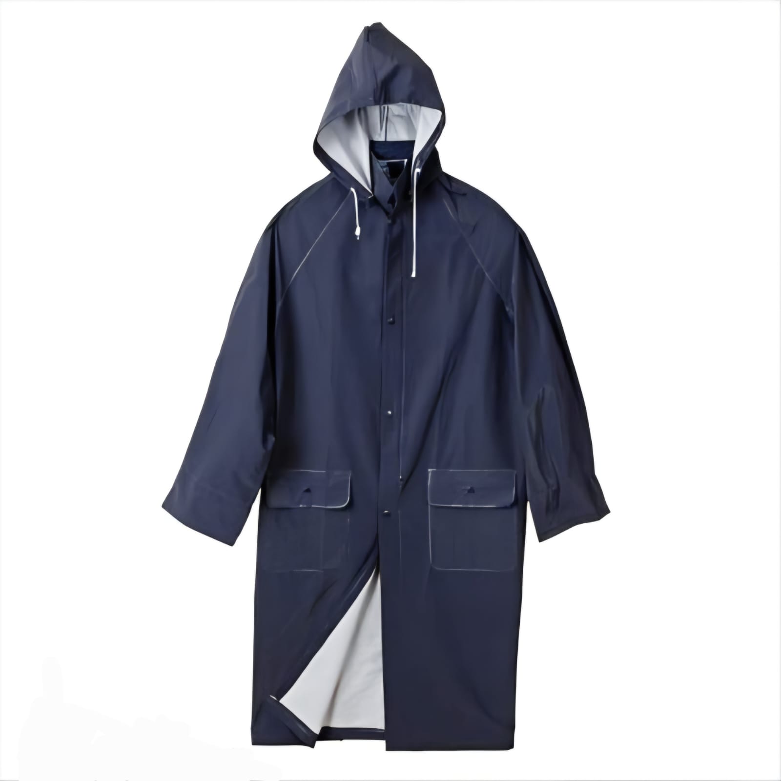 CAPA DE LLUVIA DE PVC AZUL