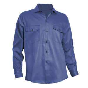 camisa de trabajo azul marino