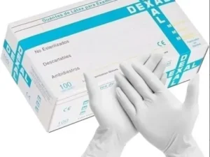Guantes de Látex Descartables MG Uso Médico Caja x100