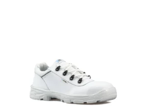 ZAPATO OZONO PLUS OMBU PUNTERA ACERO BLANCO