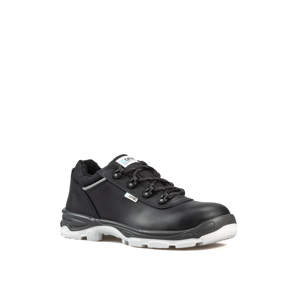 ZAPATO OZONO PLUS OMBU PUNTERA ACERO NEGRO