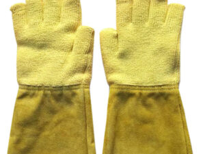 GUANTES TERRYCLOTH KEVLAR® ACOLCHADO ALGODON PUÑO DE CUERO