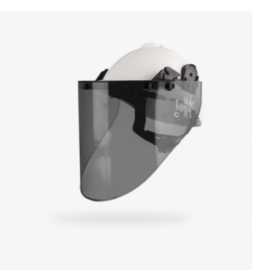 Protector Facial arc flash 12 atpv con casco y arnes